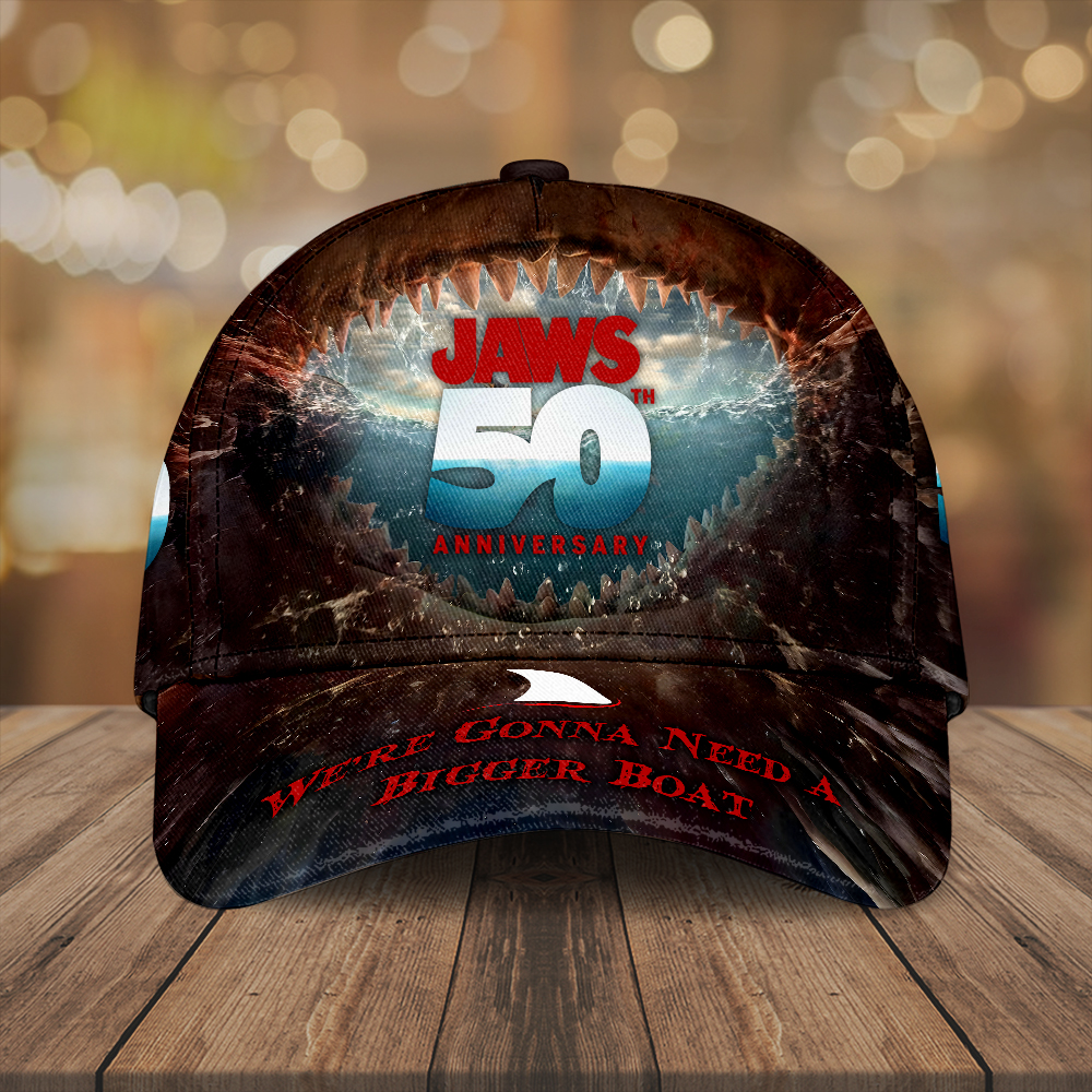 Sportswearmerch Jaws Movie Classic Cap For Fan