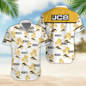 Sportswearmerch JCB Tractor Hawaiian Shirt For Fan