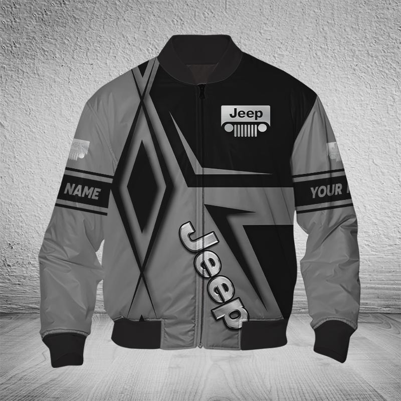Sportswearmerch Jeep Car Bomber Jacket For Fan