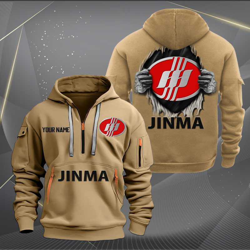 Sportswearmerch Jinma Tractor Half Zip Hoodie For Fan