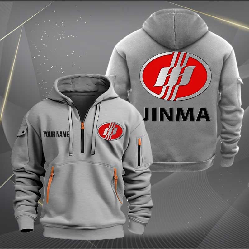 Sportswearmerch Jinma Tractor Half Zip Hoodie For Fan