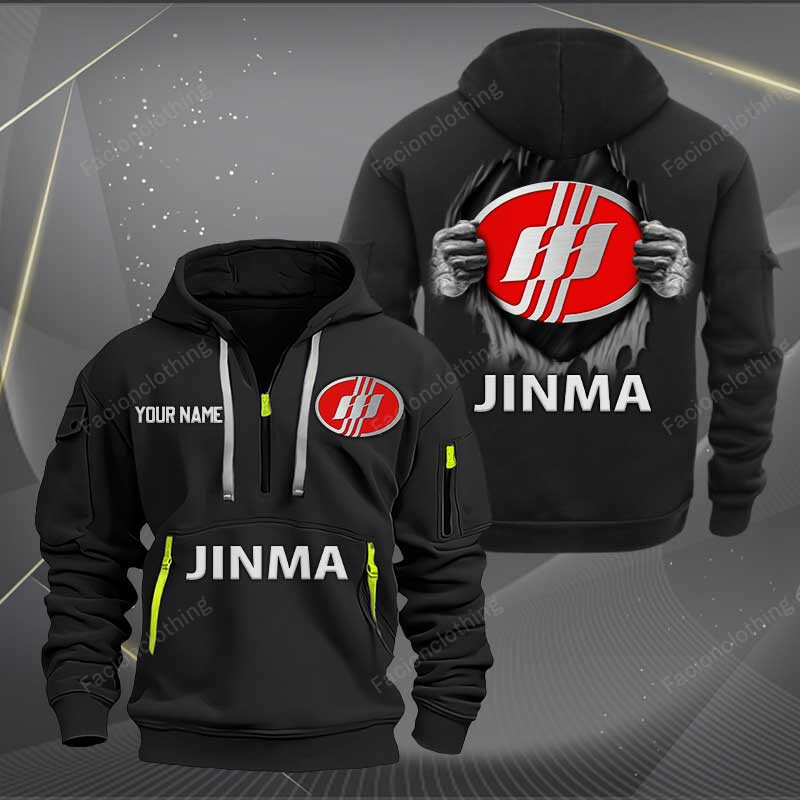 Sportswearmerch Jinma Tractor Half Zip Hoodie For Fan