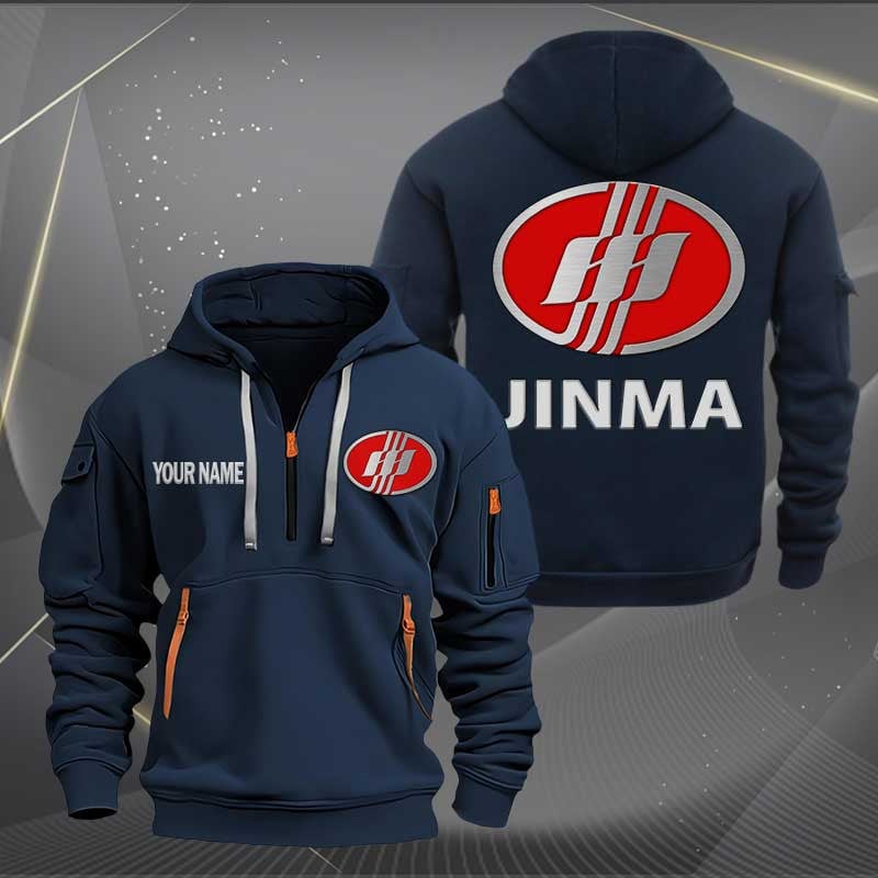 Sportswearmerch Jinma Tractor Half Zip Hoodie For Fan