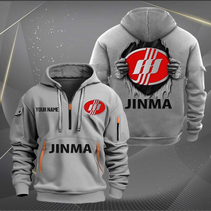 Sportswearmerch Jinma Tractor Half Zip Hoodie For Fan
