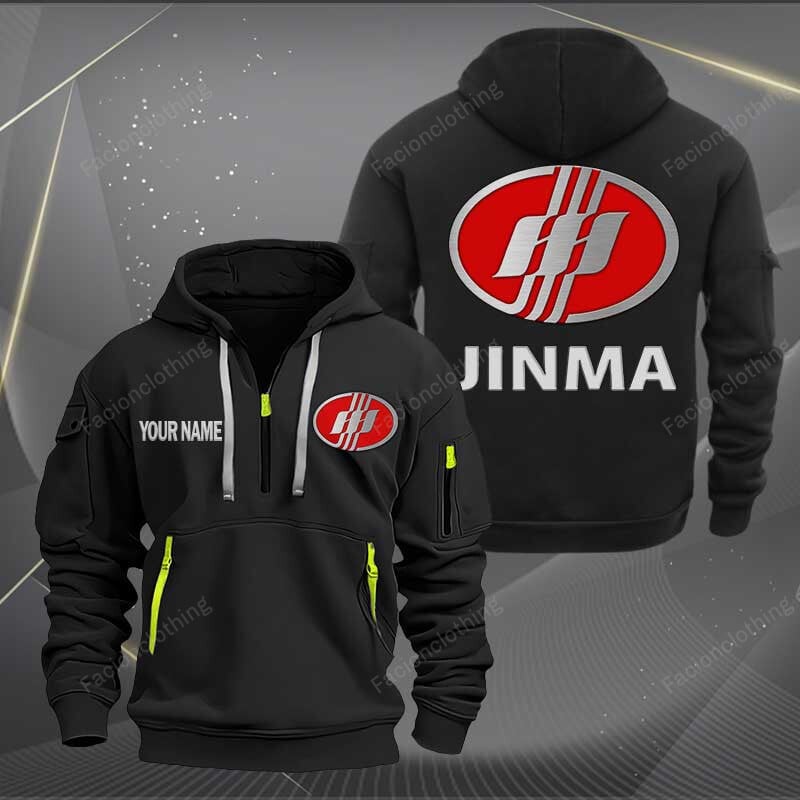 Sportswearmerch Jinma Tractor Half Zip Hoodie For Fan