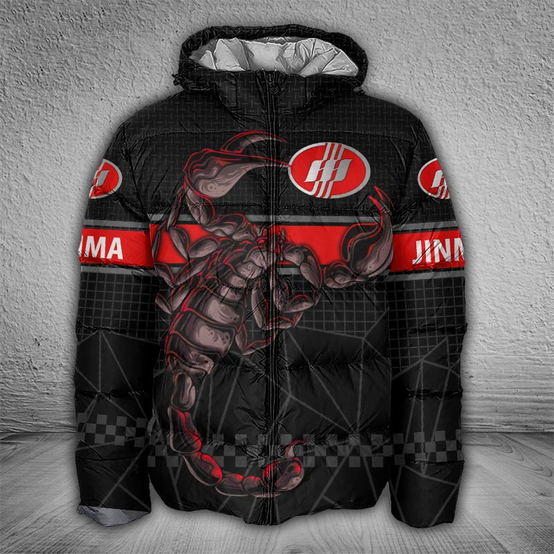 Sportswearmerch Jinma Tractor Puffer Jacket For Fan