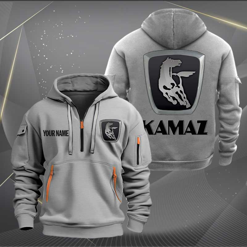 Sportswearmerch Kamaz Car Personalized Half Zip Hoodie For Fan