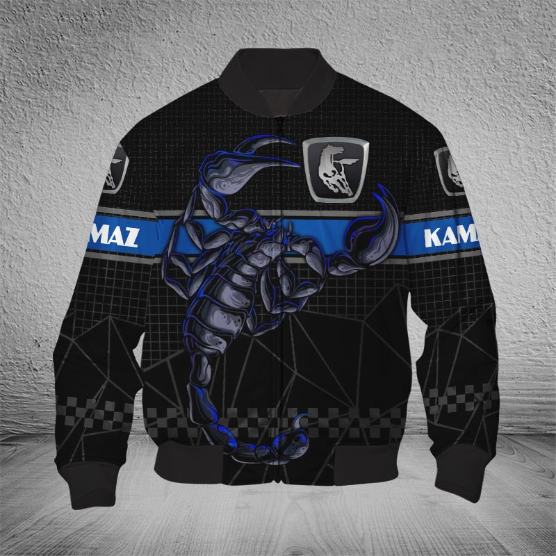 Sportswearmerch Kamaz Trucks Bomber Jacket For Fan