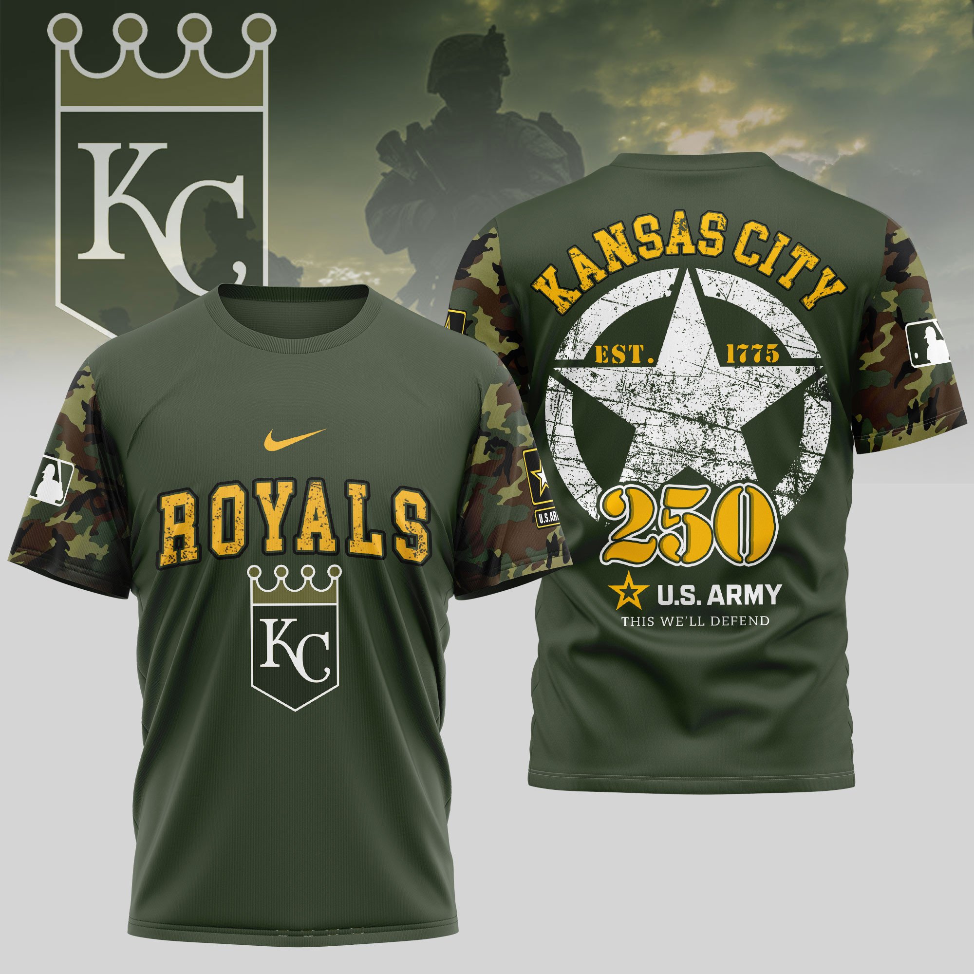 Sportswearmerch Kansas City Royals MLB Personalized T-shirt For Fan