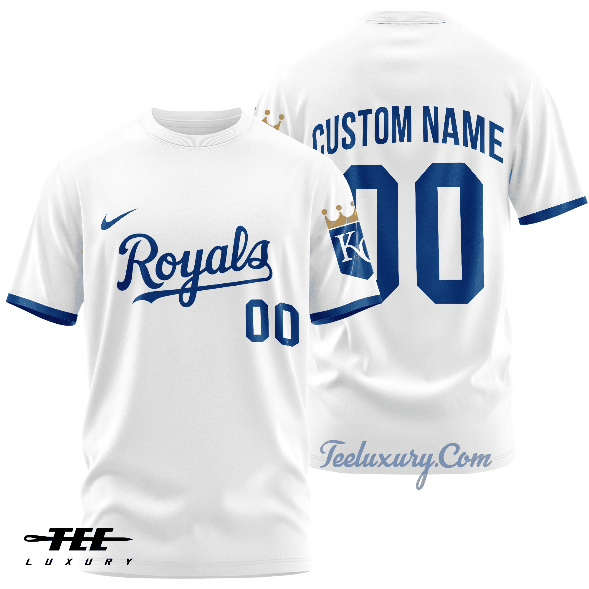 Sportswearmerch Kansas City Royals MLB Personalized T-shirt For Fan