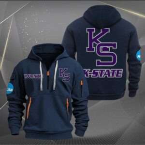 Sportswearmerch Kansas State Wildcats NCAA NCAA Half Zip Hoodie For Fan