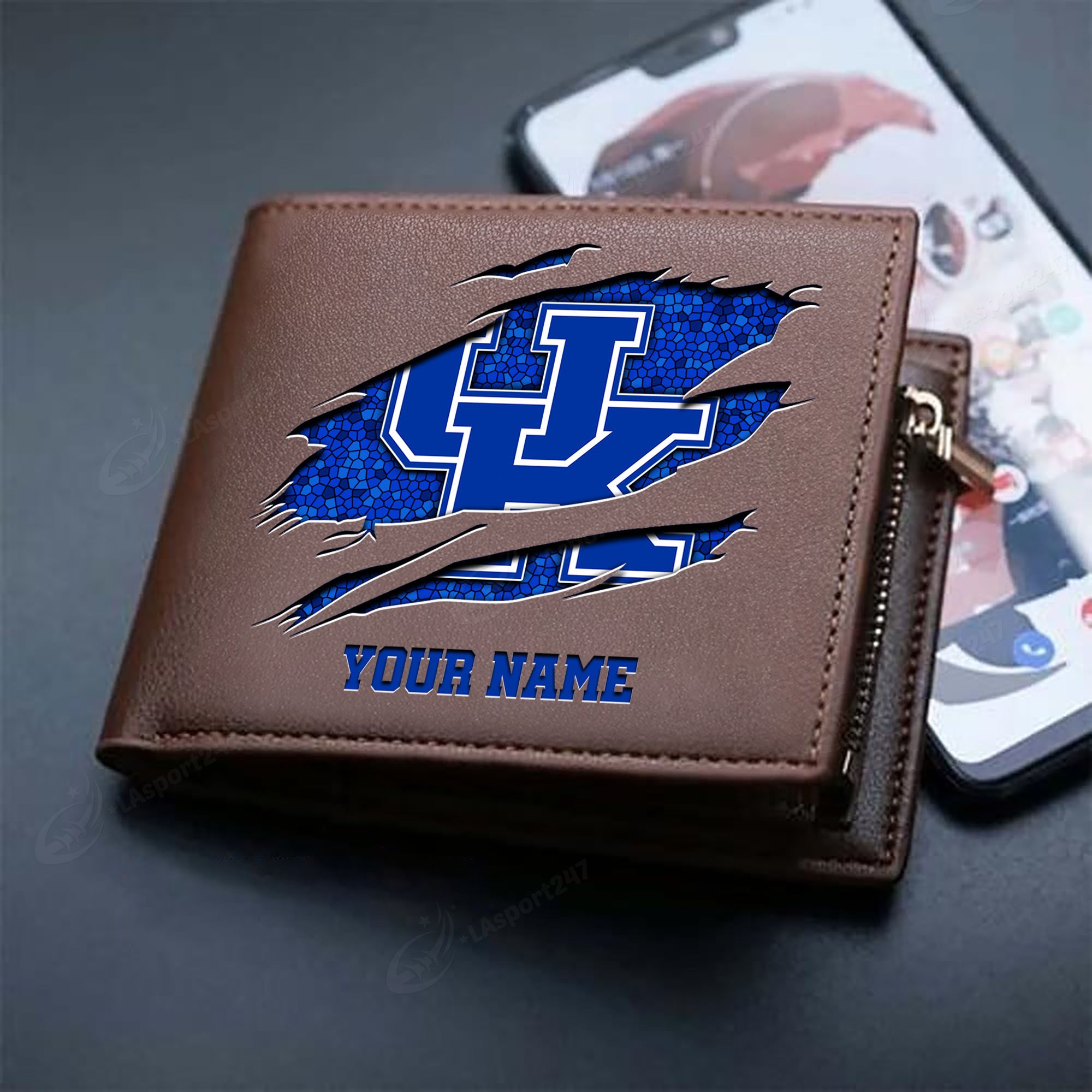 Sportswearmerch Kentucky Wildcats NCAA Men Wallet For Fan