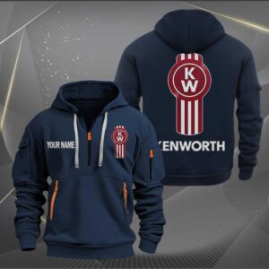 Sportswearmerch Kenworth Car Personalized Half Zip Hoodie For Fan