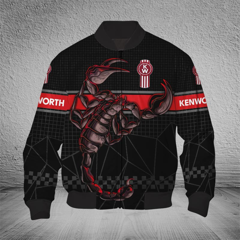 Sportswearmerch Kenworth Trucks Bomber Jacket For Fan