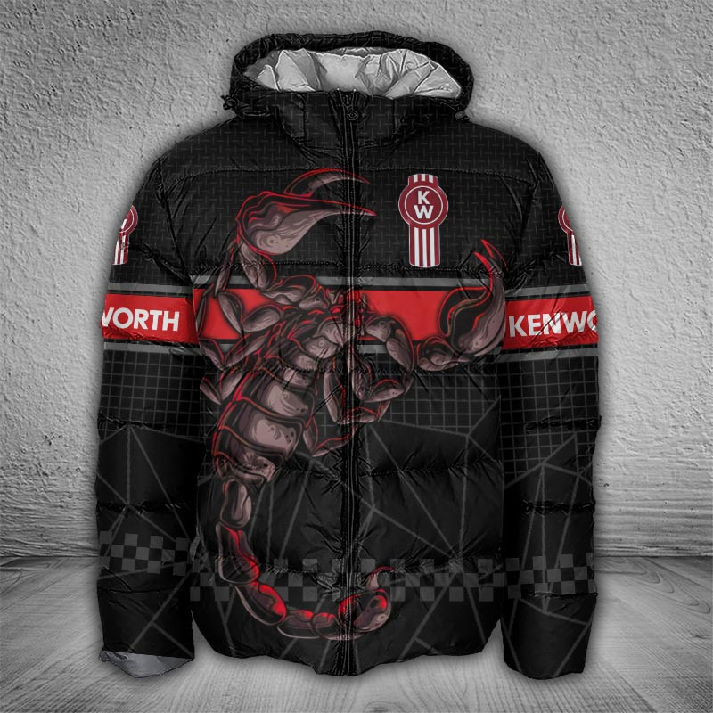Sportswearmerch Kenworth Trucks Puffer Jacket For Fan