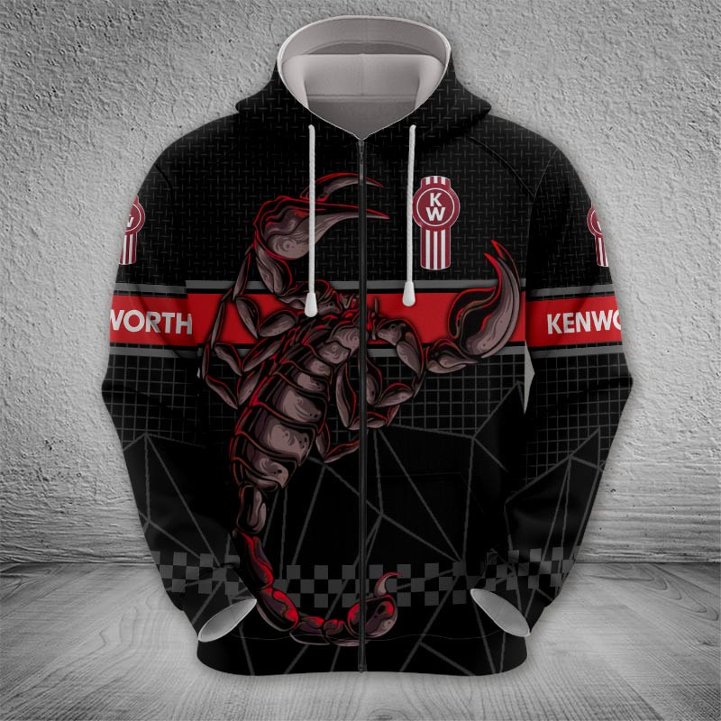 Sportswearmerch Kenworth Trucks Zip Hoodie For Fan