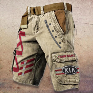Sportswearmerch Kia Car Denim Shorts For Fan