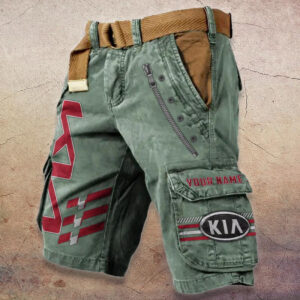 Sportswearmerch Kia Car Denim Shorts For Fan