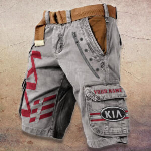 Sportswearmerch Kia Car Denim Shorts For Fan