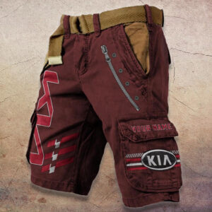Sportswearmerch Kia Car Denim Shorts For Fan