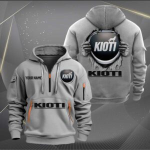 Sportswearmerch Kioti Car Personalized Half Zip Hoodie For Fan