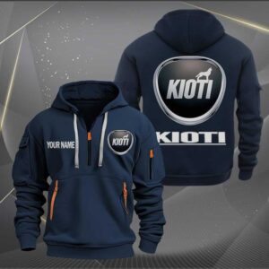 Sportswearmerch Kioti Car Personalized Half Zip Hoodie For Fan