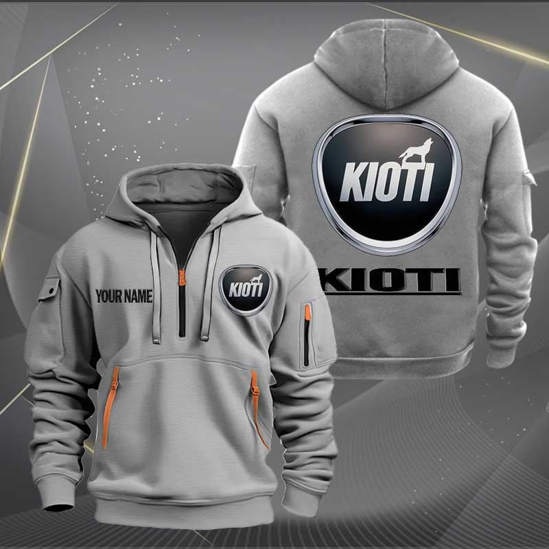 Sportswearmerch Kioti Tractor Half Zip Hoodie For Fan