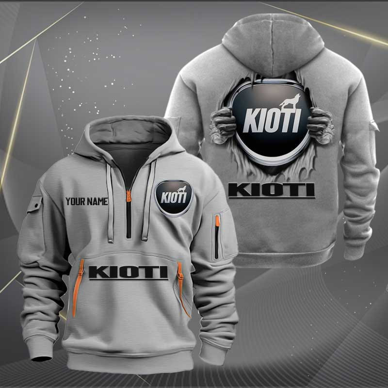 Sportswearmerch Kioti Tractor Half Zip Hoodie For Fan