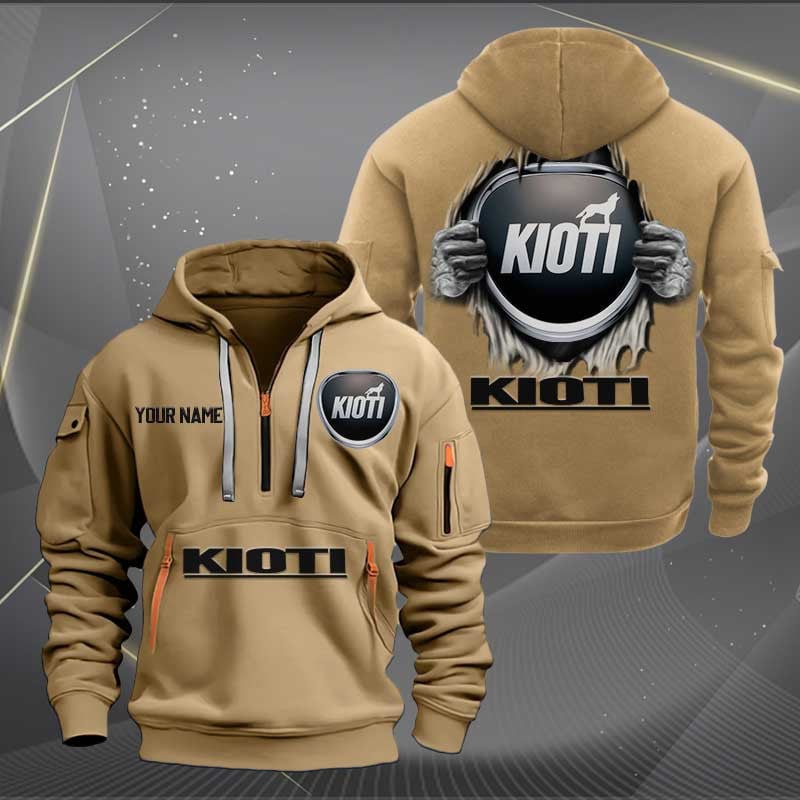 Sportswearmerch Kioti Tractor Half Zip Hoodie For Fan