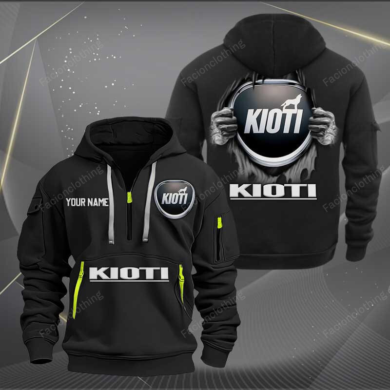 Sportswearmerch Kioti Tractor Half Zip Hoodie For Fan