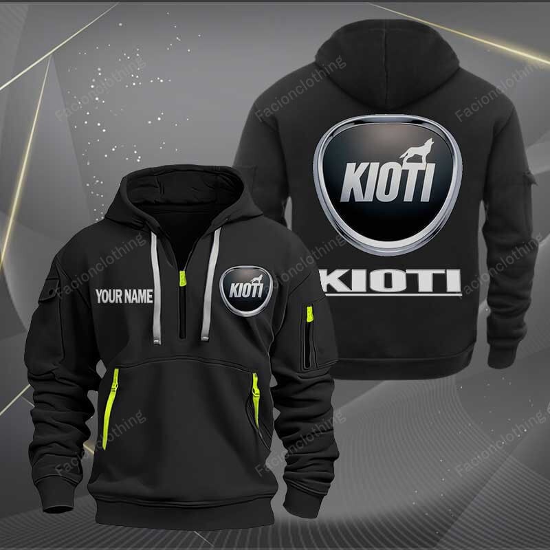 Sportswearmerch Kioti Tractor Half Zip Hoodie For Fan