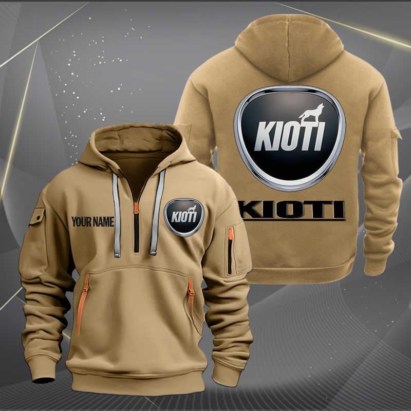Sportswearmerch Kioti Tractor Half Zip Hoodie For Fan