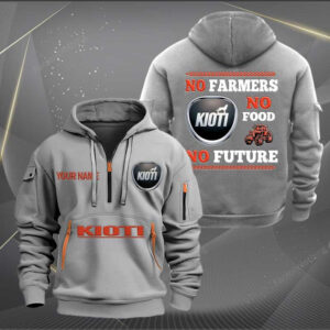 Sportswearmerch Kioti Tractor Personalized Half Zip Hoodie For Fan
