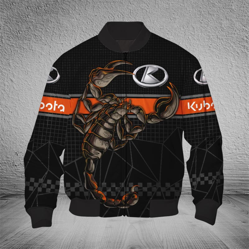 Sportswearmerch Kubota Tractor Bomber Jacket For Fan