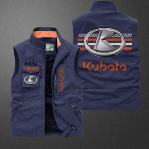 Sportswearmerch Kubota Tractor Pocket Vest For Fan