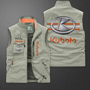 Sportswearmerch Kubota Tractor Pocket Vest For Fan