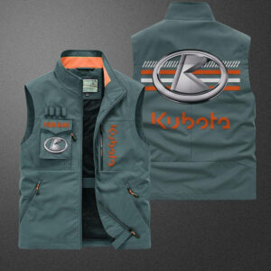 Sportswearmerch Kubota Tractor Pocket Vest For Fan