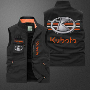 Sportswearmerch Kubota Tractor Pocket Vest For Fan