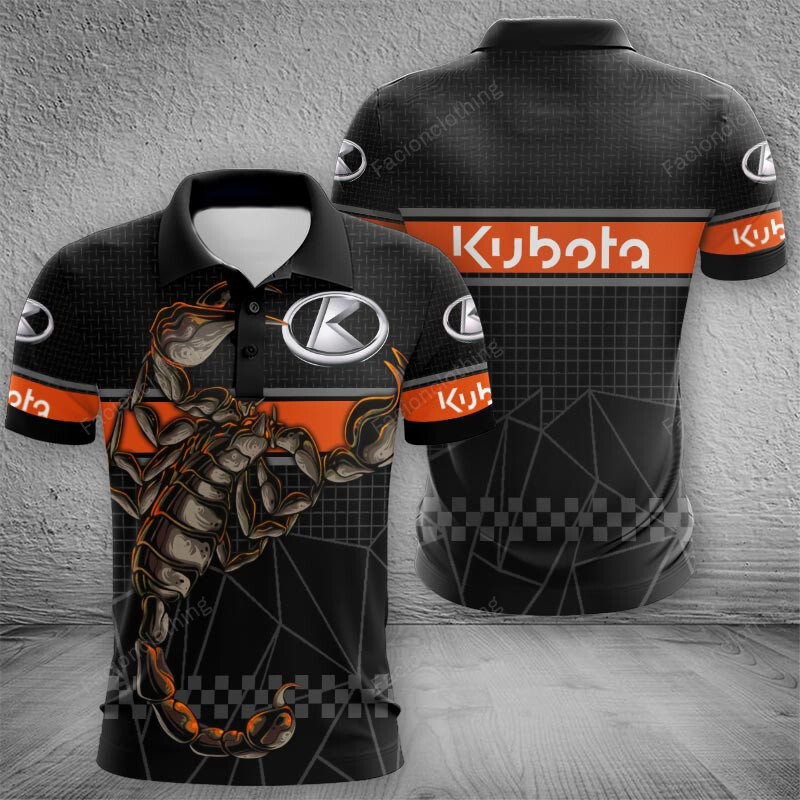 Sportswearmerch Kubota Tractor Polo Shirt For Fan