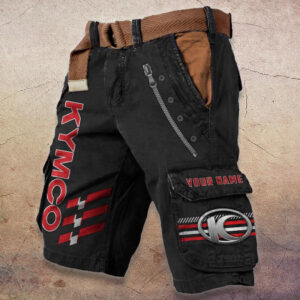 Sportswearmerch Kymco Motorcycle Denim Shorts For Fan