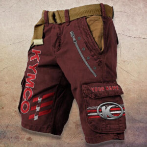 Sportswearmerch Kymco Motorcycle Denim Shorts For Fan