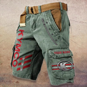 Sportswearmerch Kymco Motorcycle Denim Shorts For Fan