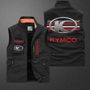 Sportswearmerch Kymco Motorcycle Pocket Vest For Fan