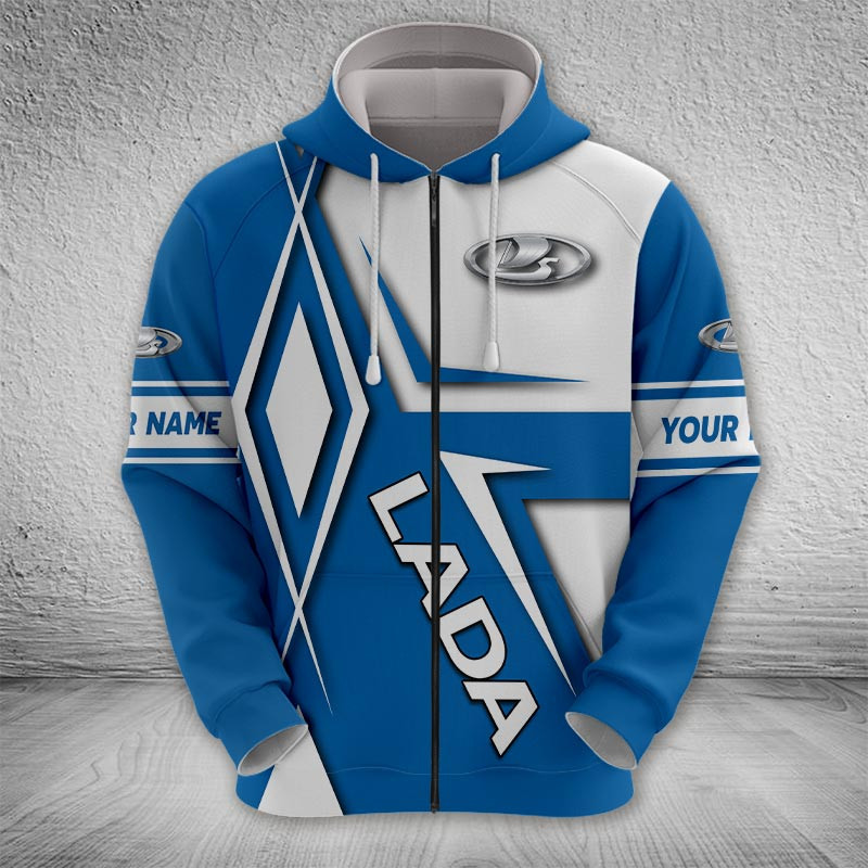 Sportswearmerch Lada Car Zip Hoodie For Fan