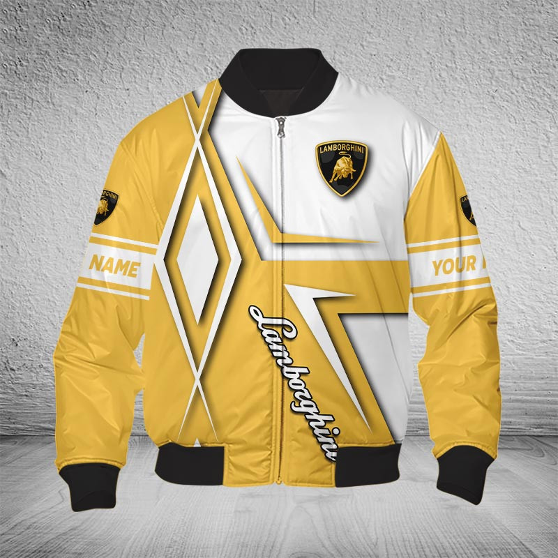Sportswearmerch Lamborghini Car Bomber Jacket For Fan