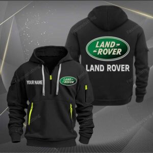 Sportswearmerch Land-Rover Car Personalized Half Zip Hoodie For Fan