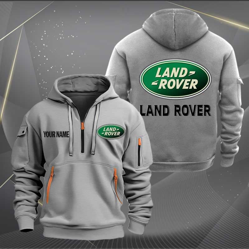 Sportswearmerch Land-Rover Car Personalized Half Zip Hoodie For Fan