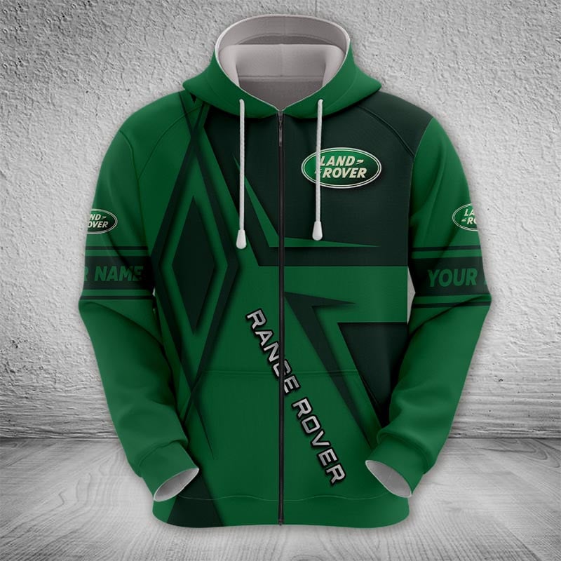 Sportswearmerch Land-Rover Car Zip Hoodie For Fan