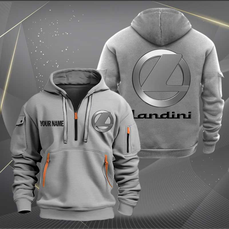 Sportswearmerch Landini Car Personalized Half Zip Hoodie For Fan