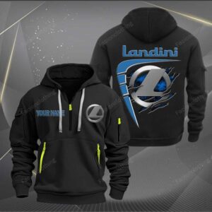 Sportswearmerch Landini Tractor Personalized Half Zip Hoodie For Fan